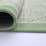 Cotton Rug Green Beige Cream Washable Large Small Durable 100% Cotton Carpet Mat