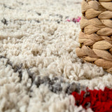 Cream Fluffy Rug Berber Design Bedroom Shaggy Mat Large XL Small Sizes Mat Soft