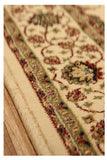 Beige Oriental Rug Heavy Thick Soft Border Design Large Runner Circle Area Mats