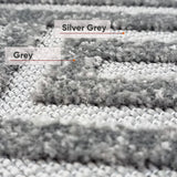 Silver Grey Rug Grey Rug Extra Large Small Living Room Bedroom Rug Carpet Mat