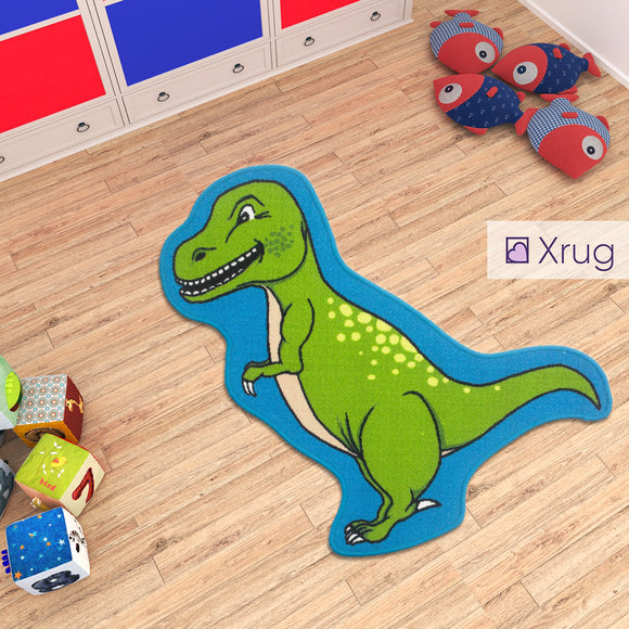 Kids Dinosaur Rug Machine Washable Anti Slip Kids Bedroom Animal Carpet  Playroom Mat