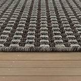 Outdoor Rugs Sisal Effect Anthracite Large Small Summer Garden Balcony Patio Mat