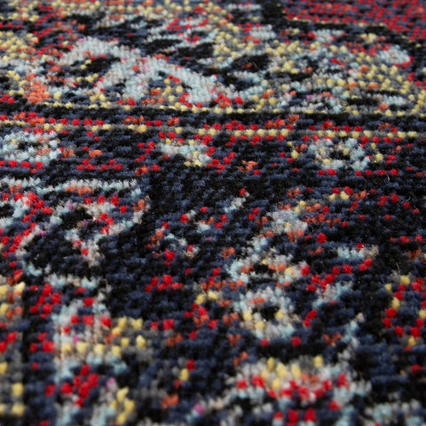 Outdoor Oriental Rug Large Red Black Colours Decking Patio Garden Area Hall Mats