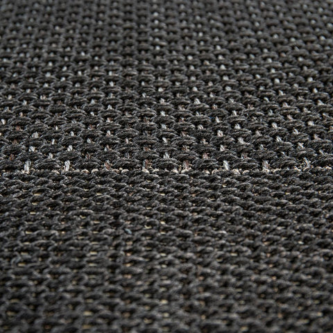 Black Outdoor Rug Sisal Effect Large Small Robust Border Design Summer Patio Mat