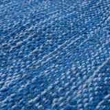 Navy Blue Rug Stripes Cotton Rugs Handwoven Tassels Living Room Bedroom Area Mat