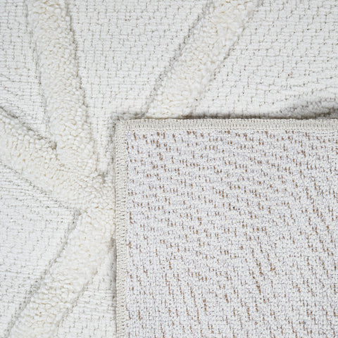 Design Cream Rugs Geometric Diamond Pattern Living Room Bedroom Robust Carpet