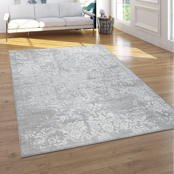Grey Oriental Rug Traditional Carper Traditional Large Small Runner Living Room