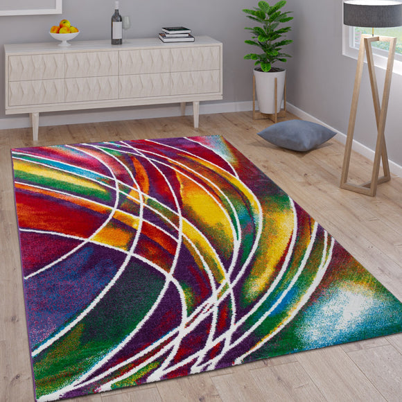 Modern Designer Rugs Multicoloured for Living Room Bedroom XL Large Small Mat