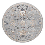 Oriental Rug Large Grey Beige Colours for Living Room Bedroom Carpet Circular