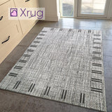 Modern Grey Rug Flat Weave Jute Look Sisal Look Rug Carpet Runner Floor Mat Small Large New